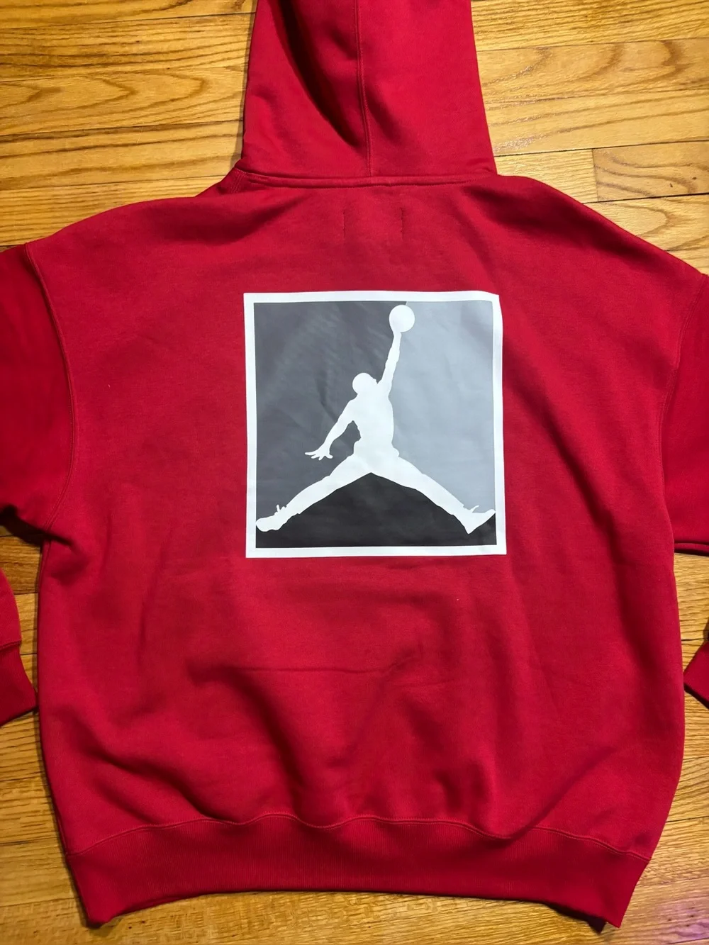 Jordan Brooklyn Fleece Men's Graphic Pullover Hoodie size New! red